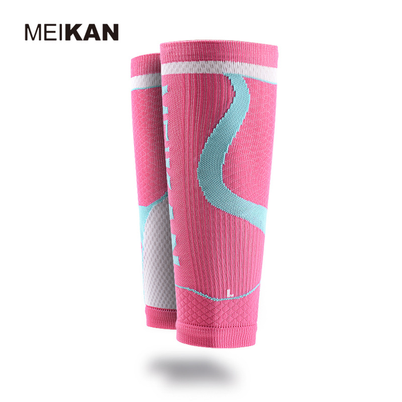 MEIKAN Footless Running Leg Protective Sleeve Men Breathable Support Varicose Veins Compression Sports Socks